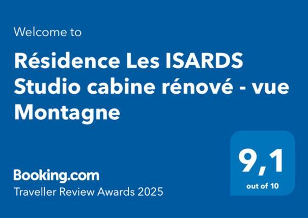 Residence Les Isards Studio Cabine Renove - Vue Montagne Фон-Ромё Экстерьер фото